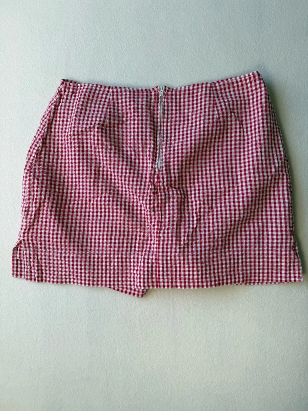 Vintage Red Gingham Mini Skirt with Star Embroidery 8 - Picture 5 of 5